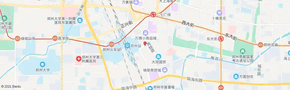 郑州火车站(南港湾)_公交站地图_郑州公交_妙搜公交查询2025