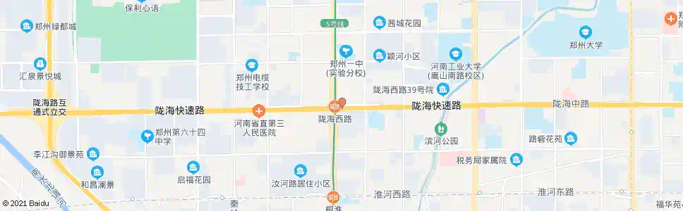 郑州陇海路桐柏路(BRT)_公交站地图_郑州公交_妙搜公交查询2025