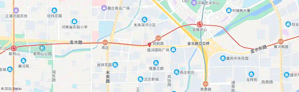 郑州民航路金水路_公交站地图_郑州公交_妙搜公交查询2025