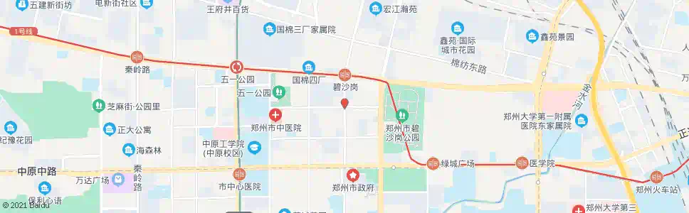 郑州百花路友爱路站_公交站地图_郑州公交_妙搜公交查询2025