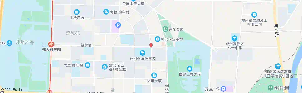 郑州翠竹路金梭路站_公交站地图_郑州公交_妙搜公交查询2025