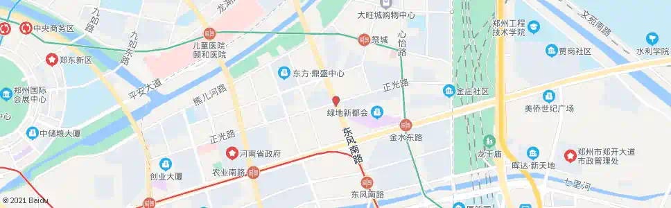 郑州东风南路正光路_公交站地图_郑州公交_妙搜公交查询2025
