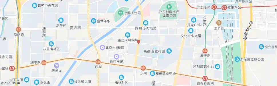 郑州农业南路康宁街_公交站地图_郑州公交_妙搜公交查询2025