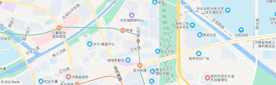 郑州心怡路正光路_公交站地图_郑州公交_妙搜公交查询2025