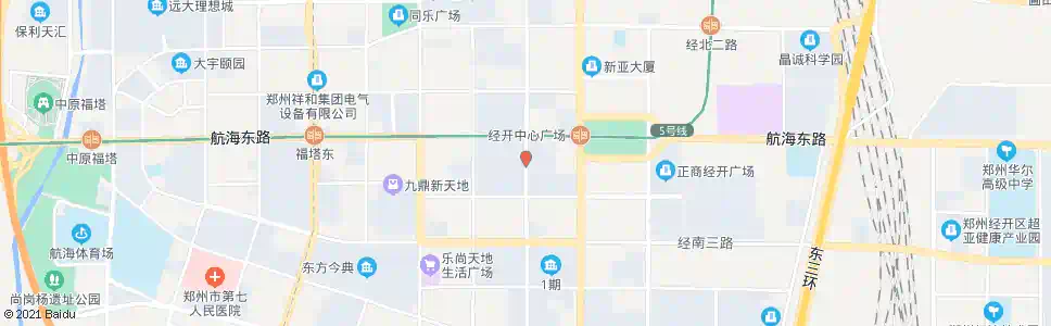 郑州经开第十七大街航海路_公交站地图_郑州公交_妙搜公交查询2025