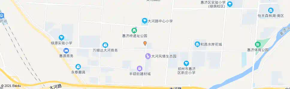 郑州丰业街惠济桥村_公交站地图_郑州公交_妙搜公交查询2025