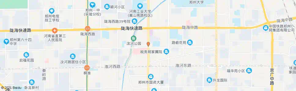 郑州嵩山路汝河路站_公交站地图_郑州公交_妙搜公交查询2025