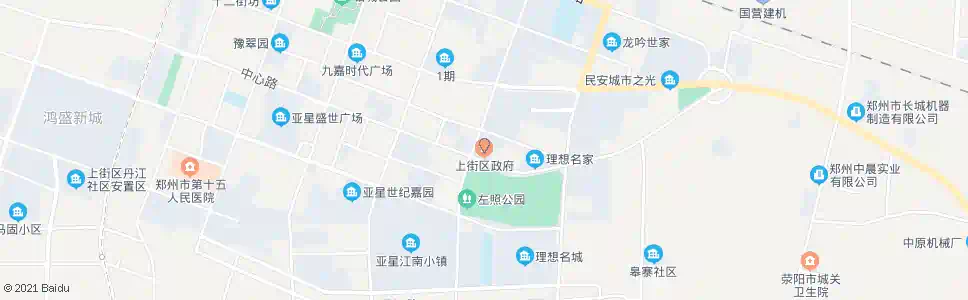 郑州上街区政府_公交站地图_郑州公交_妙搜公交查询2025