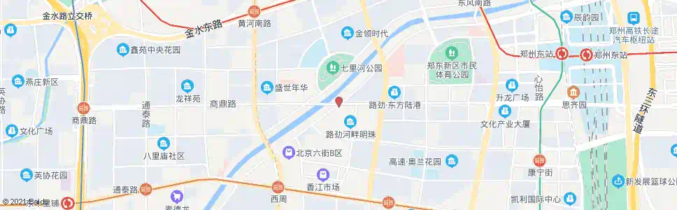 郑州商鼎路七里河南路_公交站地图_郑州公交_妙搜公交查询2025