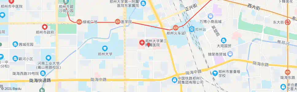 郑州武警医院分院(兴华街)_公交站地图_郑州公交_妙搜公交查询2025