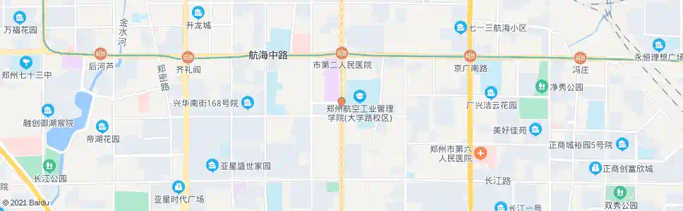 郑州郑州航空工业管理学院站_公交站地图_郑州公交_妙搜公交查询2025