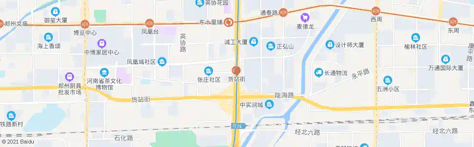 郑州中州大道货站街站_公交站地图_郑州公交_妙搜公交查询2025