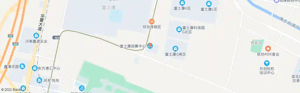 郑州郑港四街郑港十一路(富士康招募中心)_公交站地图_郑州公交_妙搜公交查询2025