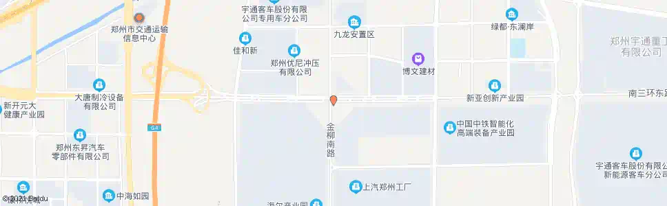 郑州G107辅道南三环_公交站地图_郑州公交_妙搜公交查询2025