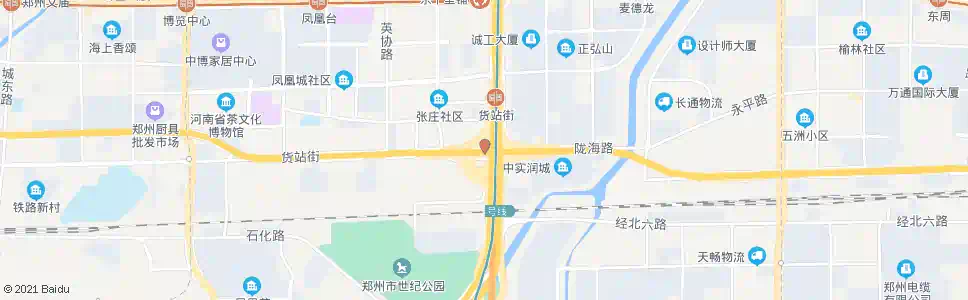 郑州货站街_公交站地图_郑州公交_妙搜公交查询2025
