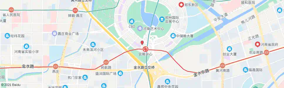 郑州会展中心内环地铁c口_公交站地图_郑州公交_妙搜公交查询2025