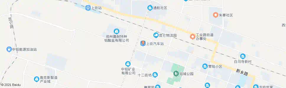 郑州上街汽车站_公交站地图_郑州公交_妙搜公交查询2025