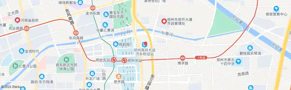 郑州客运东站_公交站地图_郑州公交_妙搜公交查询2025