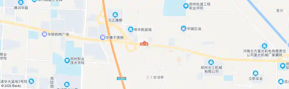 郑州西三十里铺_公交站地图_郑州公交_妙搜公交查询2025