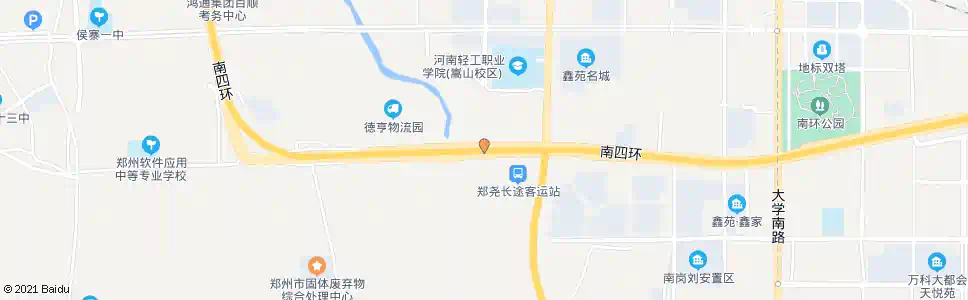 郑州南四环郭家咀_公交站地图_郑州公交_妙搜公交查询2025