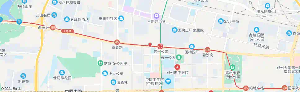 郑州建设路桐柏路_公交站地图_郑州公交_妙搜公交查询2025