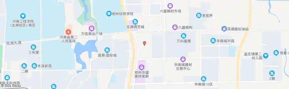 郑州双湖大道郑新路(华南城)_公交站地图_郑州公交_妙搜公交查询2025