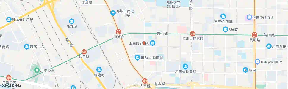 郑州卫生路同乐路_公交站地图_郑州公交_妙搜公交查询2025