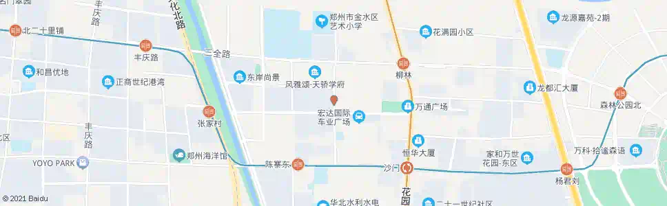 郑州柳林路宏明路_公交站地图_郑州公交_妙搜公交查询2025