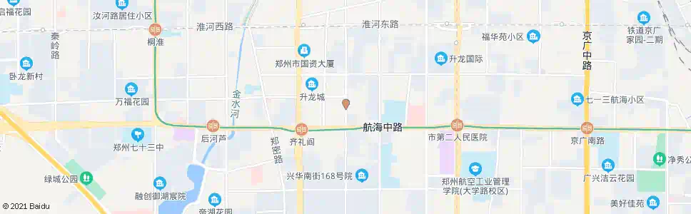 郑州兴华街航海路站_公交站地图_郑州公交_妙搜公交查询2025