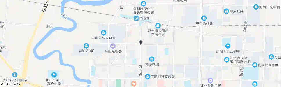郑州万山路汜河路口_公交站地图_郑州公交_妙搜公交查询2025