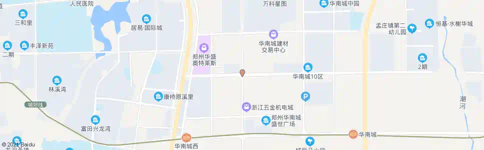 郑州华南城二路_公交站地图_郑州公交_妙搜公交查询2025