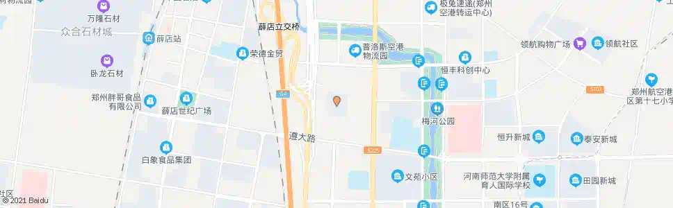 郑州新港七路航南新城_公交站地图_郑州公交_妙搜公交查询2025