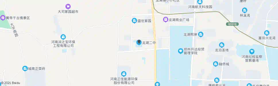 郑州龙湖镇二中_公交站地图_郑州公交_妙搜公交查询2025