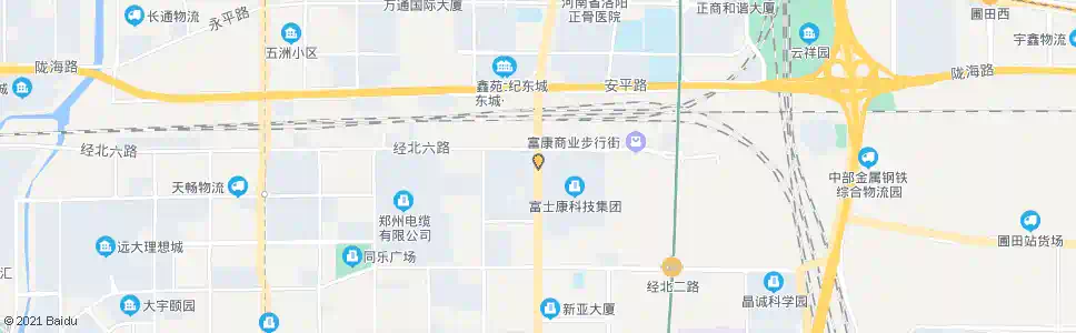 郑州经开第八大街经北六路_公交站地图_郑州公交_妙搜公交查询2025