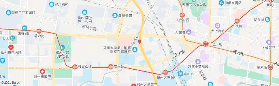郑州京广路建设路_公交站地图_郑州公交_妙搜公交查询2025