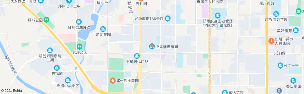 郑州亚星盛世家园站_公交站地图_郑州公交_妙搜公交查询2025