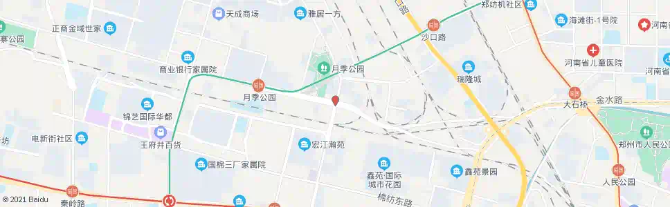 郑州西站路嵩山路站_公交站地图_郑州公交_妙搜公交查询2025