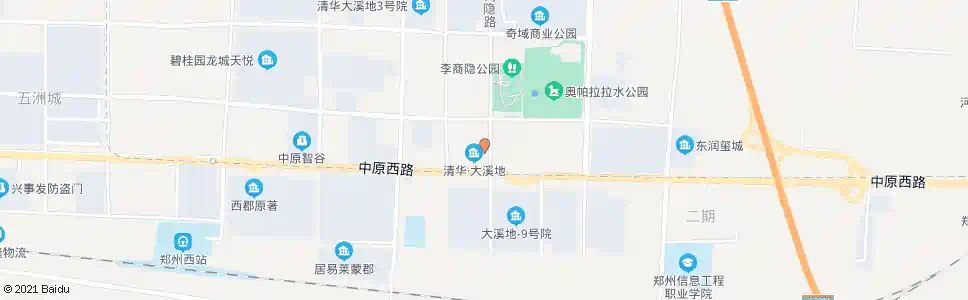 郑州清华大溪地_公交站地图_郑州公交_妙搜公交查询2025