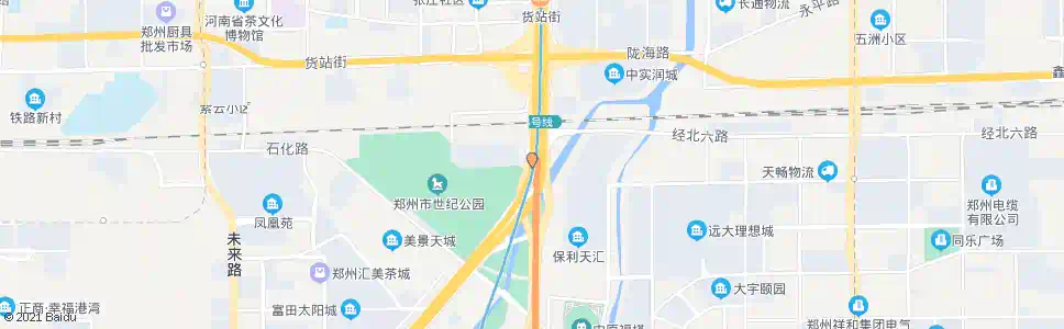 郑州中州大道王庄_公交站地图_郑州公交_妙搜公交查询2025