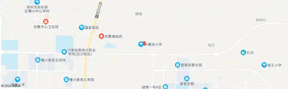 郑州朱塘池村_公交站地图_郑州公交_妙搜公交查询2025