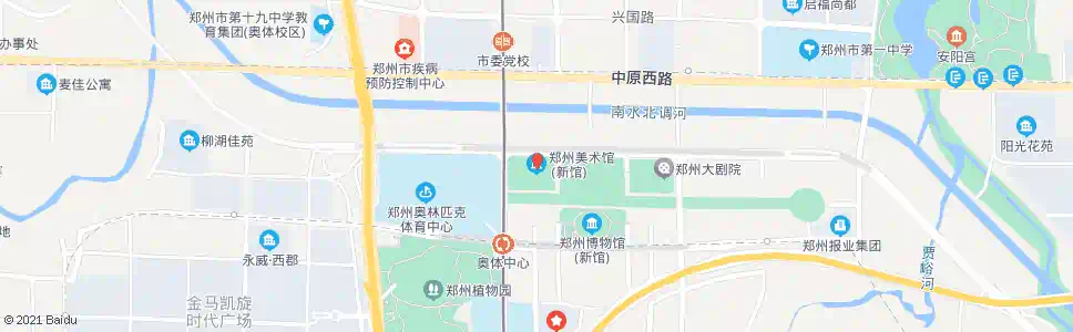郑州郑州美术馆_公交站地图_郑州公交_妙搜公交查询2025