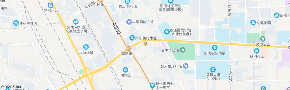 郑州丰乐路农业路_公交站地图_郑州公交_妙搜公交查询2025