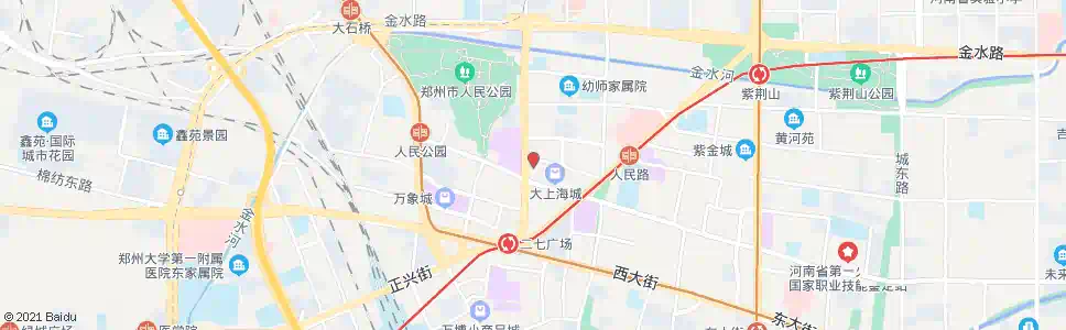 郑州老百货大楼_公交站地图_郑州公交_妙搜公交查询2025