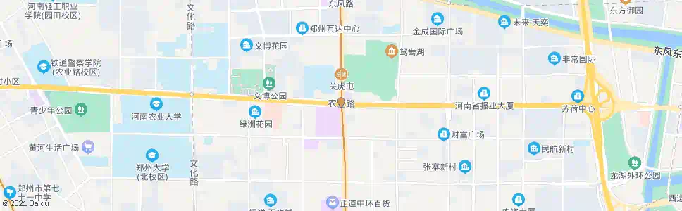 郑州农业路花园路_公交站地图_郑州公交_妙搜公交查询2025