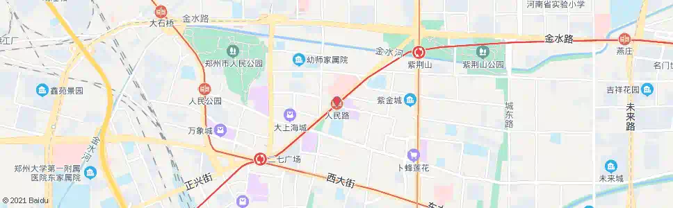 郑州人民路站_公交站地图_郑州公交_妙搜公交查询2025