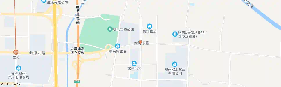 郑州航海路经开第二十二大街_公交站地图_郑州公交_妙搜公交查询2025