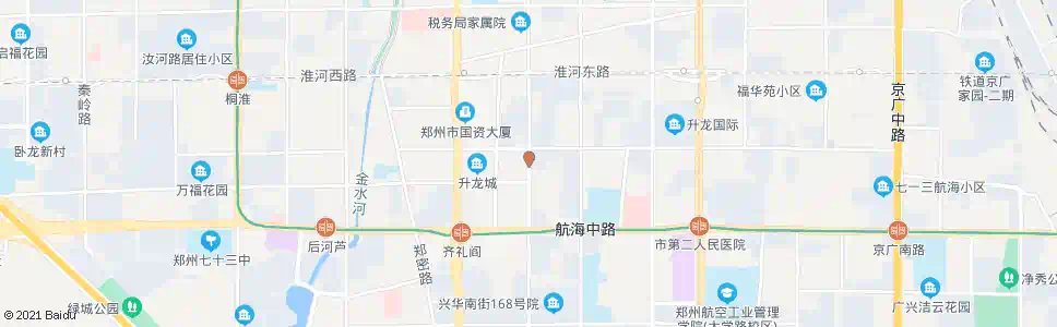 郑州兴华街政通路南_公交站地图_郑州公交_妙搜公交查询2025