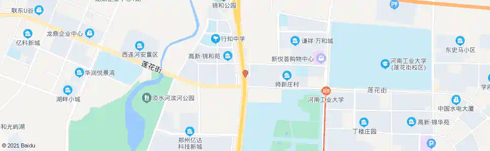 郑州西四环莲花街_公交站地图_郑州公交_妙搜公交查询2025