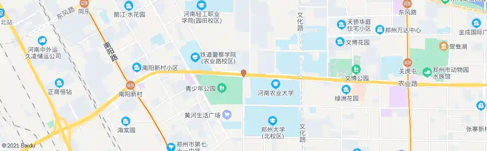 郑州东三街农业路_公交站地图_郑州公交_妙搜公交查询2025
