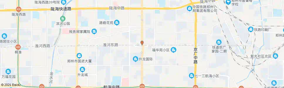 郑州大学路淮河路_公交站地图_郑州公交_妙搜公交查询2025